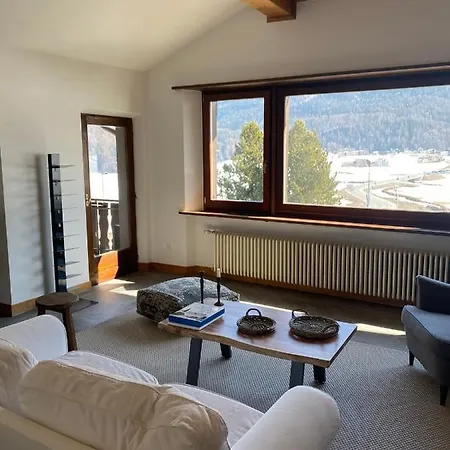 Lejlighed Attico Con Incredibile Vista Lago Engadina Silvaplana